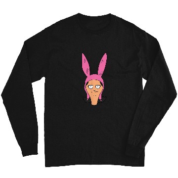 Discover Bob's Burgers Louise Angry Big Face Long Sleeves