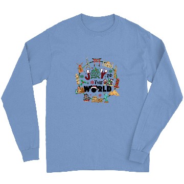 Discover Epcot Christmas Long Sleeves, Joy to the World, Disney Christmas