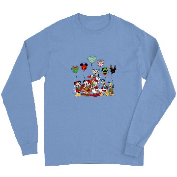 Discover Vintage Mickey And Friends Christmas  Tree Long Sleeves, Disney Mickey