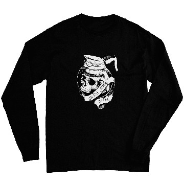 Discover Coffee Fun Death before Decaf Coffee Lover Blackwork Long Sleeves