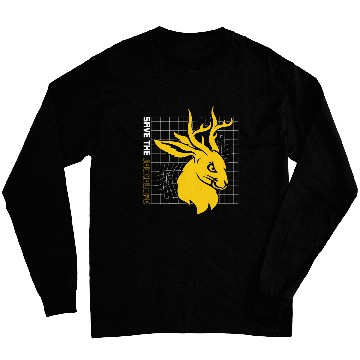 Discover Save The Jackalope Cryptid Jackrabbit Rabbit Bunny Long Sleeves