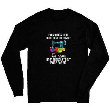 Discover Sewing Machine Patchwork Gift Quilt Quilter Long Sleeves