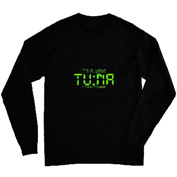 Discover Retro Pixel Tuna Clock Its Always Tuna OClock Somewhere Long Sleeves