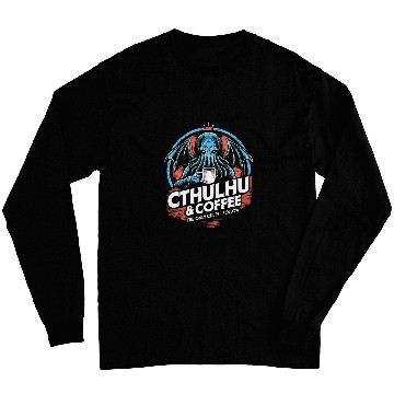 Discover Coffee Fun Cthulhu Coffee Cult 4 Long Sleeves