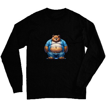 Discover Bear Pet Chubby Bear Paradise Adorable Kawaii Style Bear 2 Long Sleeves