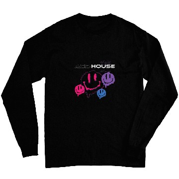 Discover Acid House Music Rave Culture Old Skool Techno Long Sleeves