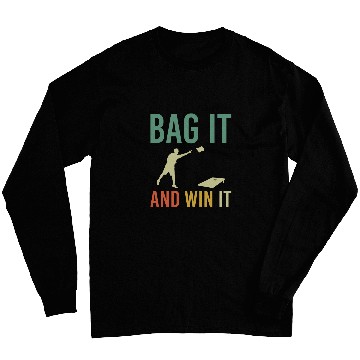 Discover Lacrosse Gift Bag It And Win It Cornhole Player Long Sleeves