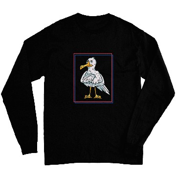 Discover Cool Seagull Retro Long Sleeves