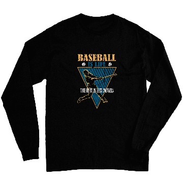 Discover Baseball Is Life The Rest Is Just Details Funny Vintage Long Sleeves