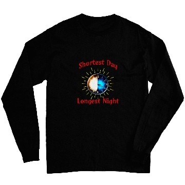 Discover Winter Solstice Equinox ClockCelestial Night Day Balance Long Sleeves