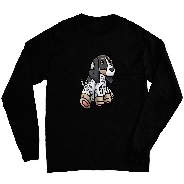 Discover Bluetick Coonhound Dog Stuffed Animal Design Long Sleeves