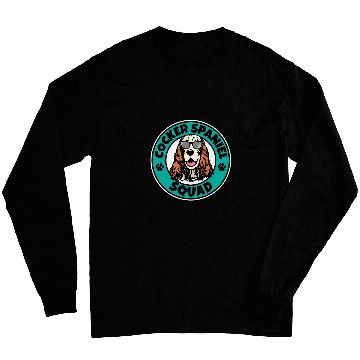 Discover Cocker Spaniel Squad I Dog Lover I Cocker Spaniel Long Sleeves
