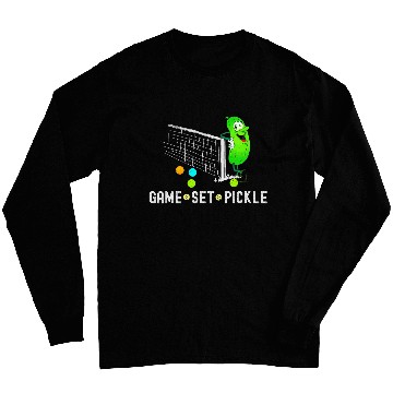 Discover Lacrosse Gift Game Set Pickle 2Dont Get Pickled Playing Pickleball Long Sleeves