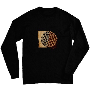 Discover Artsy Waffle Design Food Hobby Chef Gourmet Long Sleeves