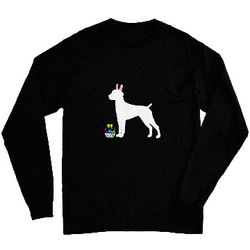 Discover German Shorthaired Pointer Easter Bunny Dog Silhouette Long Sleeves