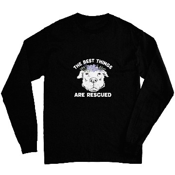 Discover bests Things Are Rescued Pitbull Rescue Pitbull Adoption Long Sleeves