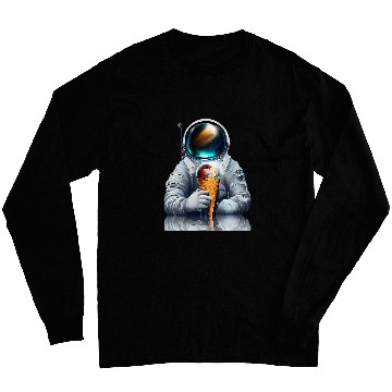 Discover Astronaut Mission is the Ice Cream Waffle Long Sleeves