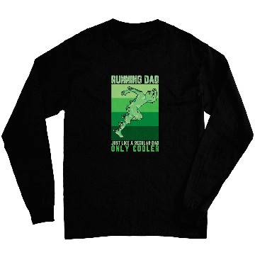 Discover Funny Running For Dad Marathon Runner Coachs Marathoner Long Sleeves