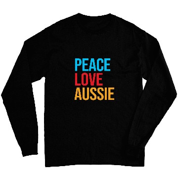 Discover Australian Shepherd Aussie Peace Love Aussie Long Sleeves