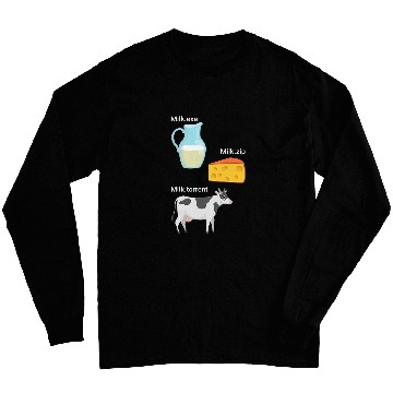 Discover Cow Lover Milk Cheese Cow Computer Nerd Geek Coder Funny Design Long Sleeves