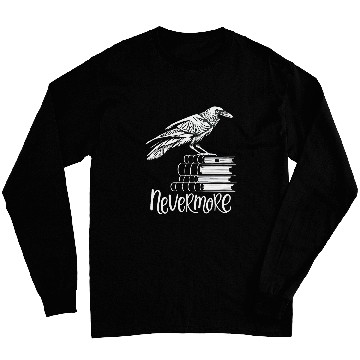 Discover Lacrosse Gift Nevermore 2The Raven 2A Tribute to Edgar Allan Poe Long Sleeves