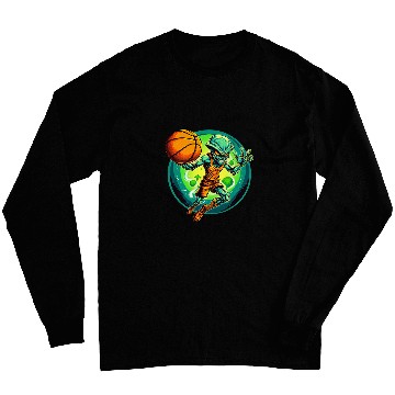 Discover Basketball Alien Long Sleeves