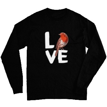 Discover Robin Love Birds Animal Lovers uniques Designs And Apparels Long Sleeves