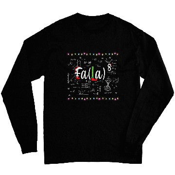 Discover Funny Christmas Nerd 2Cute Math Fa La La La La 21 Long Sleeves