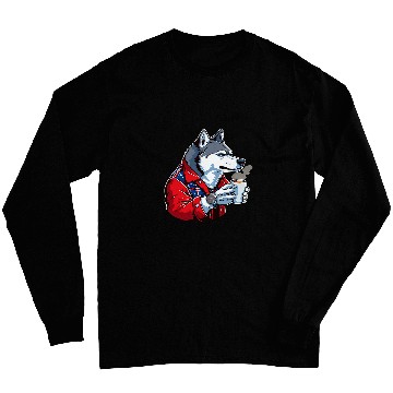 Discover Husky Coffee Funny Dog Beverage Long Sleeves