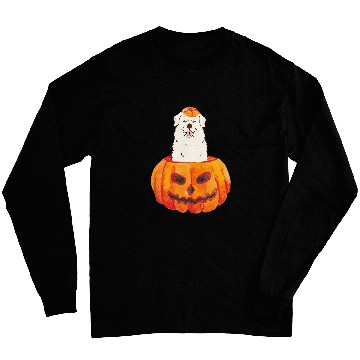 Discover Great Pyrenees Pumpkin PYR Dog Halloween Long Sleeves
