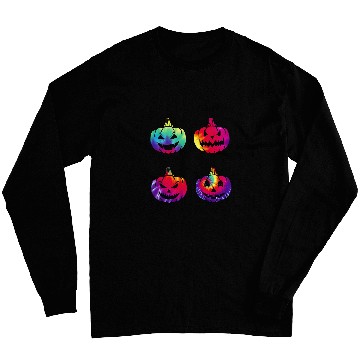Discover Cute Tie Dye Pumpkin Long Sleeves