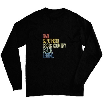 Discover Cross country Coachs dad Long Sleeves