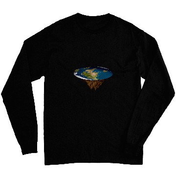Discover Flat Earth Society 2Flat Earth Map Model Globe Long Sleeves