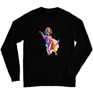 Discover Dog Dance Competition Funny Dancing Beagle Dog Long Sleeves