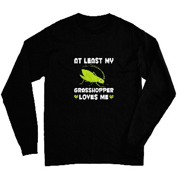 Discover My Grasshopper Loves Me Funny Insect Collector Long Sleeves