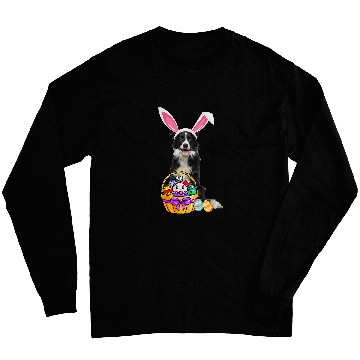 Discover Easter Egg Funny Border Collie Easter Long Sleeves