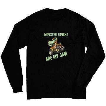 Discover Monster Trucks Are My Jam vintages Retro 215 Long Sleeves