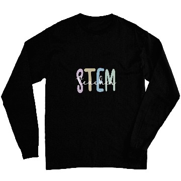 Discover STEM Teacher Science Technology Engineering Math Long Sleeves