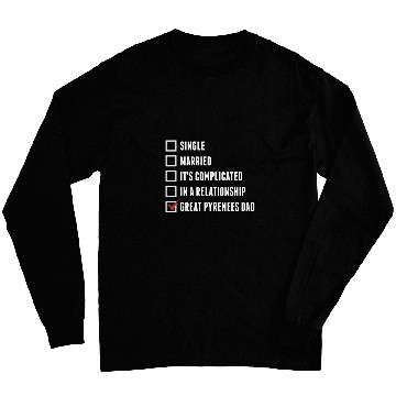Discover Great Pyrenees Dad Funny Dog Father Long Sleeves