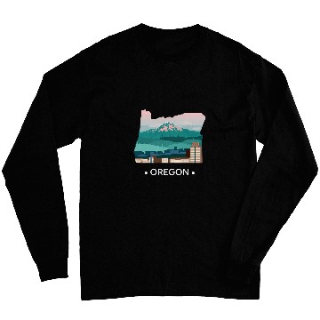 Discover Oregon The Beaver State Long Sleeves