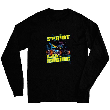 Discover Sprint Car Racing Dirt Car Dirt Track Racing Long Sleeves