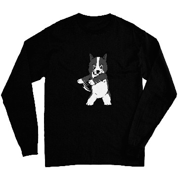 Discover Floss Dance Border Collie Dog Long Sleeves