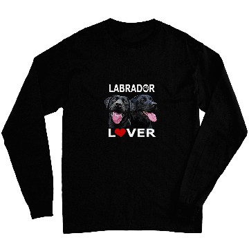 Discover Black Labrador Retriever Lover Happy Black Lab Dog Mom Dad Long Sleeves