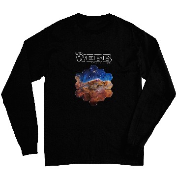 Discover NASA James Webb Space Telescope JWST Science Fan Art Long Sleeves