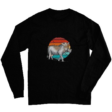 Discover vintages wild warthog african wild pig desert warthogs Long Sleeves