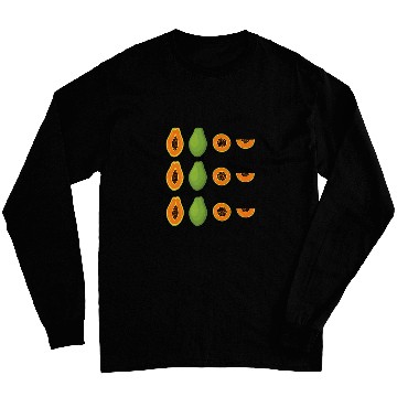 Discover Papaya Outfit Love Vegan Food Long Sleeves