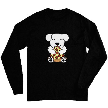 Discover Pizza Great Pyrenees Dog Long Sleeves