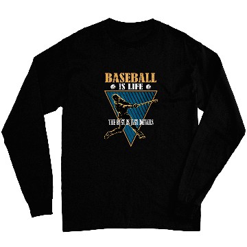 Discover Baseball Is Life The Rest Is Just Details Funny vintages 2 Long Sleeves