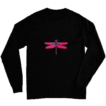 Discover Retro Neon Dragonfly Spirit Animal Long Sleeves