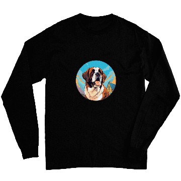 Discover Saint Bernard Dog Breed Long Sleeves